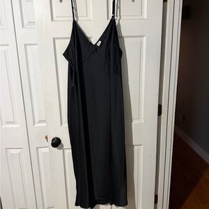 A New Day Classic Black Slip Dress - Size 3X